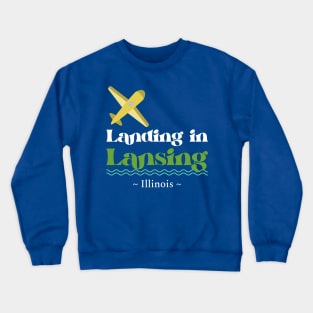 Landing in Lansing Crewneck Sweatshirt